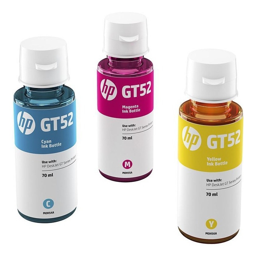 Kit de tinta original Hp GT 53 90ml / GT 52 70ml - Imagen 2